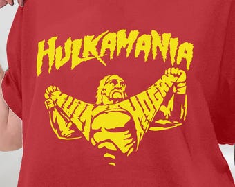 Camiseta, sudadera y sudadera con capucha de Hulk Hogan Hulkamania