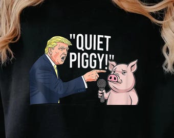 Quiet Piggy T-Shirt, Sweatshirt, Hoodie