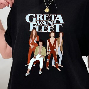 Greta Van Fleet T Shirt, Strange Horizons , Greta Van Fleet Rock Band Shirt, Josh kiszka, gvf, gvf Shirt, Sweashirt, Hoodie