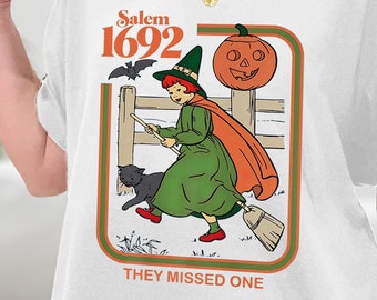 Salem 1692 They Missed One Shirt, Salem Witch 1692, Salem Massachusetts Shirt, Salem Halloween Tee, 1692 They Missed One Sweatshirt, Hoodie