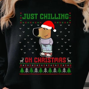 My new character is a chill guy meme funny chill guy meme T-Shirt, Viral Dog Cartoon Shirt, Chill Guy Trend, Chill Guy Meme