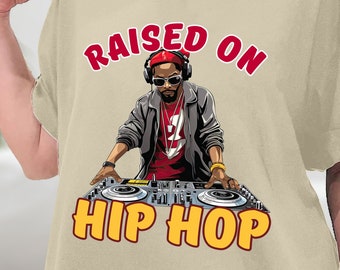 Raised On Hip Hop 50th Anniversary DJ 1973-2023 90s Rap T-Shirt, Hip Hop 50th Anniversary Shirt Hip Hop Family Shirts, Sweatshirt, Hoodie