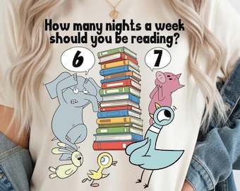 How Many Nights A Week Should You Be Reading 6-7 Shirt, Children's Books Sweatshirt, Teacher Six Seven 67 Shirt