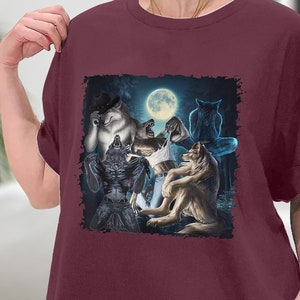 Wolf Ripping Shirt Meme Funny, Offensive Gifts shirts, Oddly Specific, Sarcastic, Gift for Best Friend, Alpha Wolf, Werewolf, Literally Me