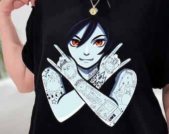 Marceline die Vampirkönigin Shirt, Adventure Time Shirt, süßes Marceline Shirt, Jake und Finn TShirt, Sweatshirt, Hoodie