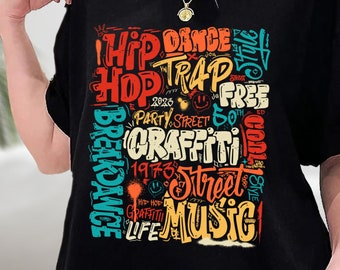 50th Anniversary Of Hip hop Graffiti Cassette Vintage Retro Sweatshirt, 50 Years Old 50th Anniversary Of Hip Hop Tee, Hip Hop 50 Years Shirt