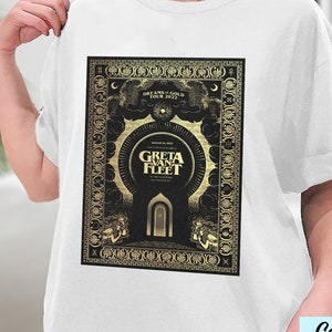 Greta Van Fleet Shirt, Retro Musical Shirt, Greta Van Fleet Rock Band Shirt, Boho Vintage Musician Shirt, Retro Greta Van Fleet T-shirt