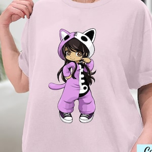 Aphmau T Shirt, Meemeows Aphmau cat Shirt, Aphmau cat girl Kids T-Shirt, Youtuber Gamers Boys Girls Novelty Shirt, Sweashirt, Hoodie