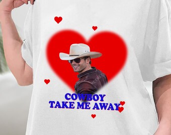 Cowboy take me away Glen Powell as Tyler Owens Twister 2024 Shirt, Sweatshirt, Hoodie