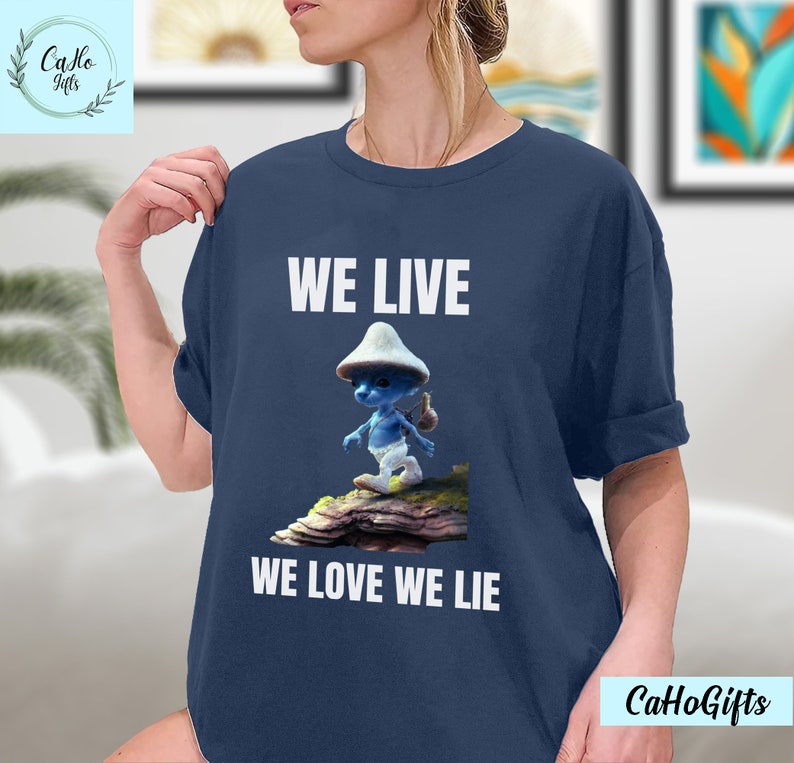 T-shirt Fille Imprimé T-shirt Fille Schtroumpfs Today I Feel