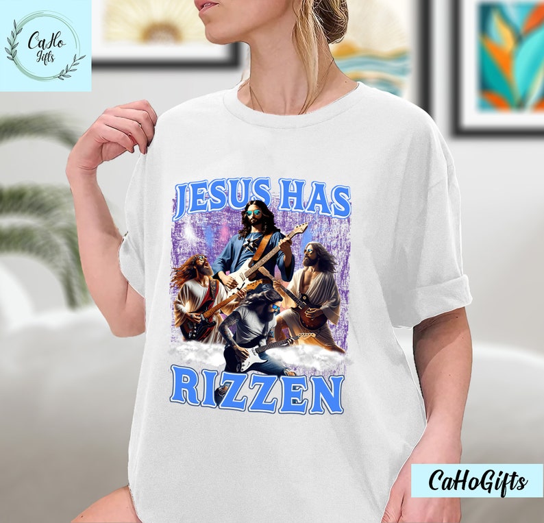 Jesus Got Rizz Jesus Rizz Tour Merch Edition Vintage 90s Shirt, Funny Jesus Shirt ...