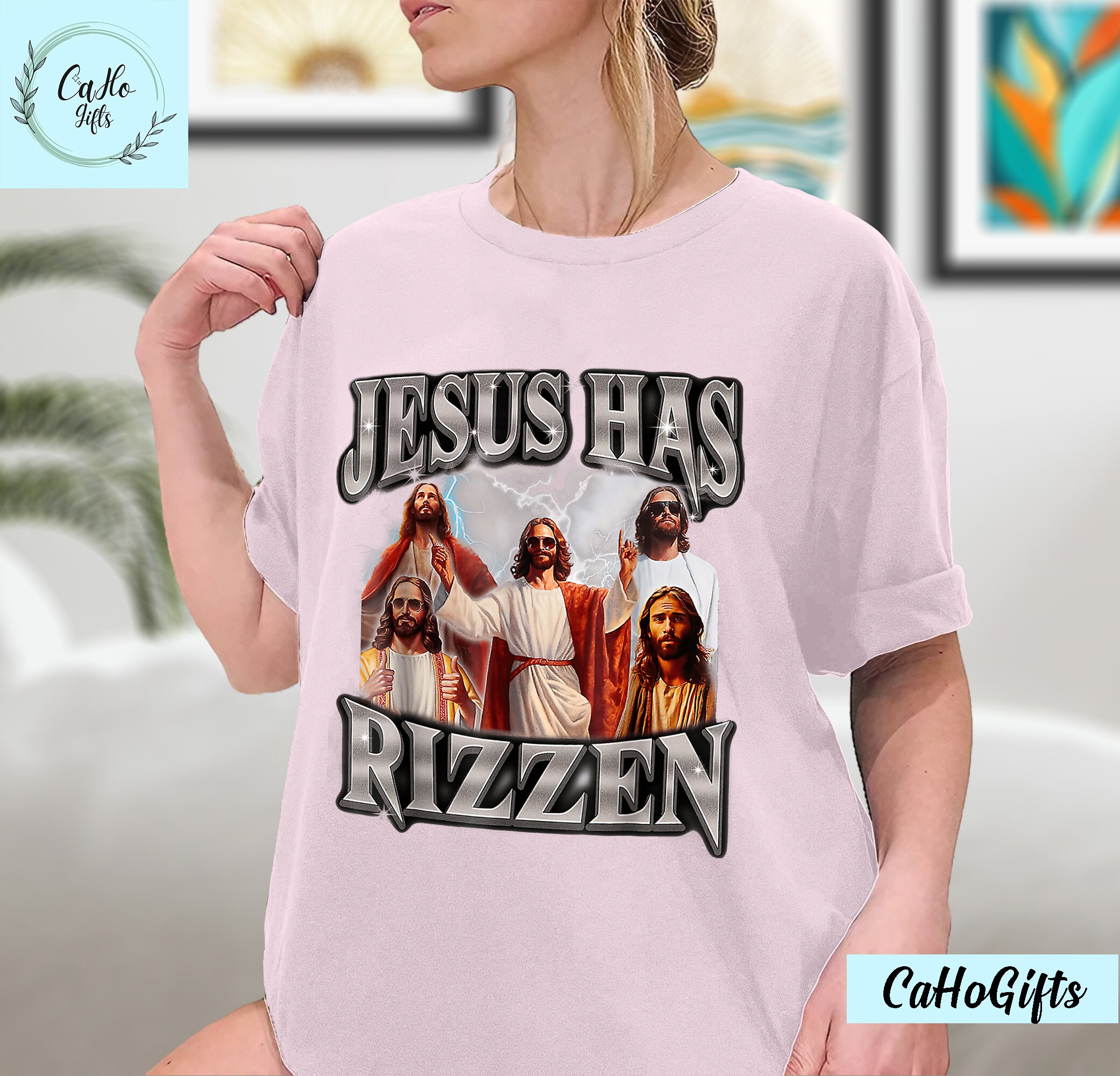 Jesus Has Rizzen Bootleg T-shirt, Jesus Rizz Tour Merch Editon Shirt ...