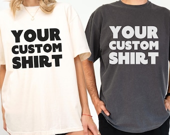 Camiseta personalizada con colores cómodos, teñida en prenda