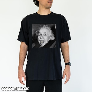 Tongue Out Einstein Shirt - Comfort Colors Tripping Tee