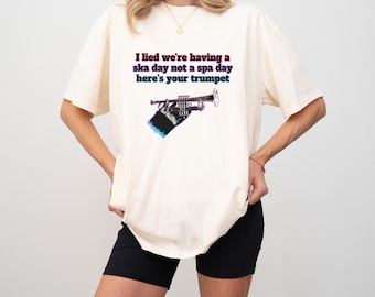 Funny Ska Day Trumpet T-Shirt - Musician Gift