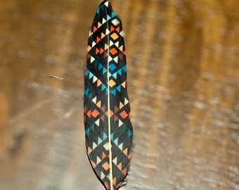 Midnight Desert Hat Feather, western boho-accessoire
