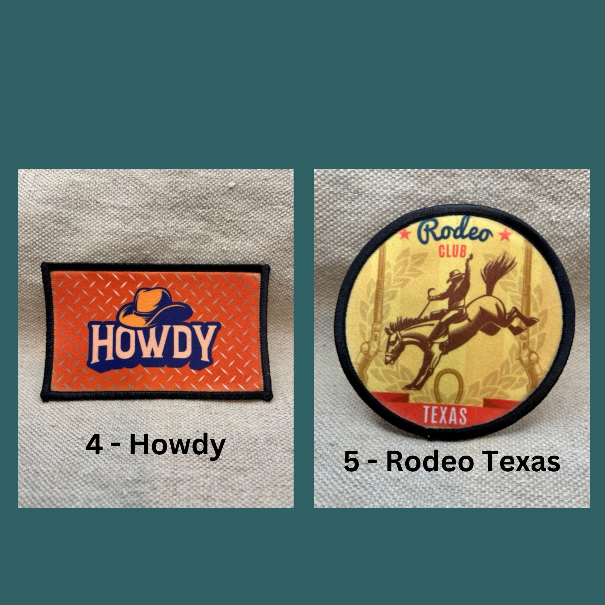 Western Iron on Patches, Patch for DIY Hats, Shoes, Backpacks, Jackets