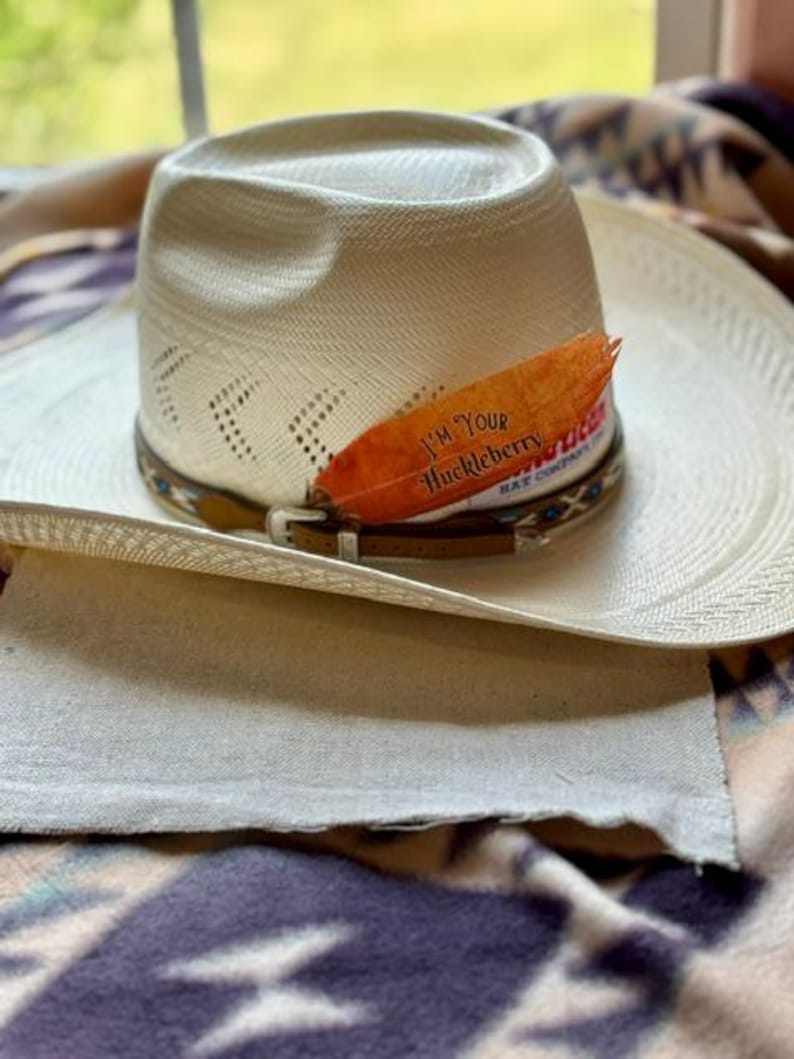 I’m Your Huckleberry Feather, Cowboy Hat Accessory, Western Feather - Etsy