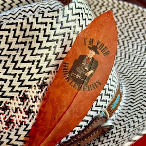 Tombstone Doc Holliday Hat Feather: Western Cowboy Hat Accessory