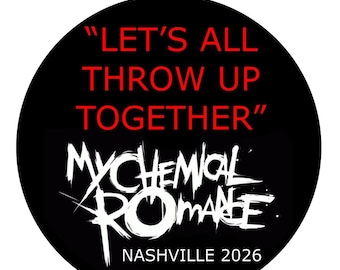 PRE-ORDER Buttons MCR Nashville (Please read description)