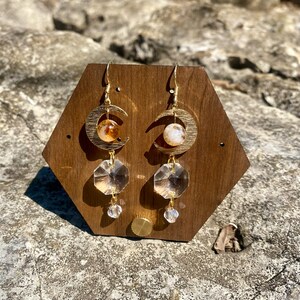 Moon Sun Catcher Earrings