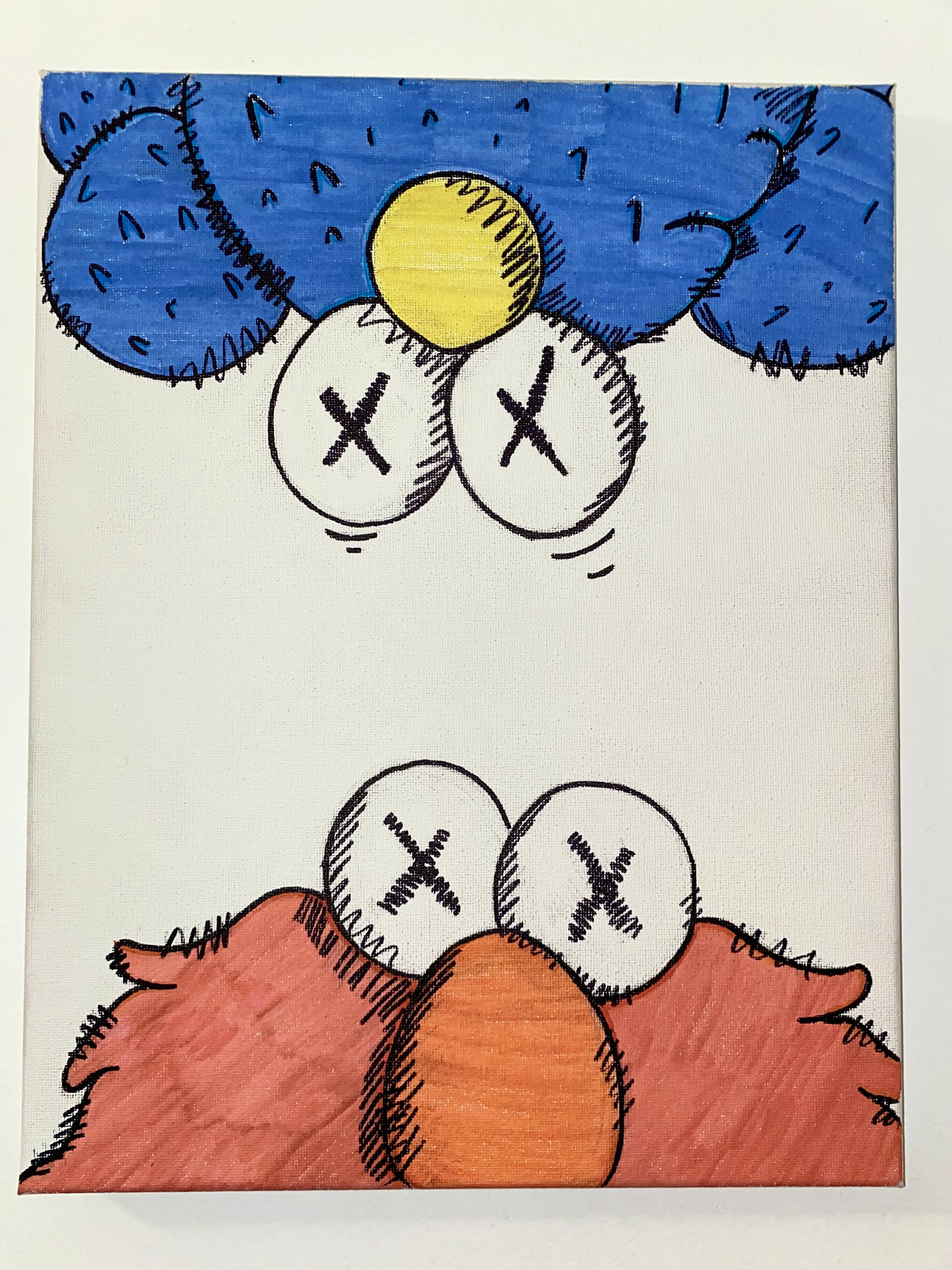 Unbranded, Wall Decor, 2 Kaws X Sesame Street Stickers