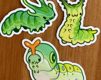 larvklistermärken! japansk kejsare + drakehuvud