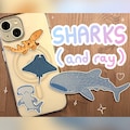 shark stickers! whale shark, hammerhead, epaulette + more product logo