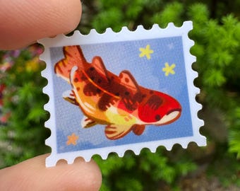 fishy stamp sticker!!