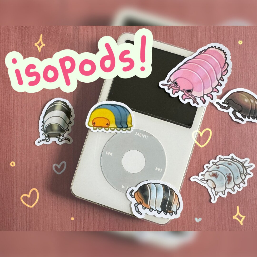 Isopod Stickers! Rubber Ducky, Giant Isopod + More - Etsy
