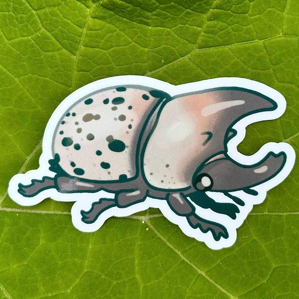 hercules beetle stickers!! (eastern hercules beetle!)