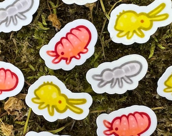 tiny springtail stickers!!