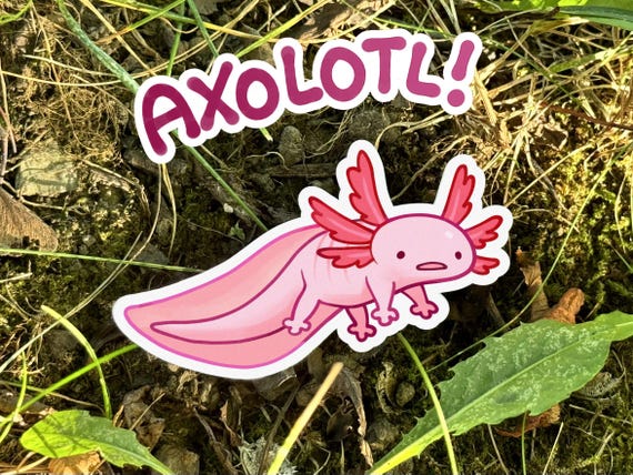 axolotl stickers!!