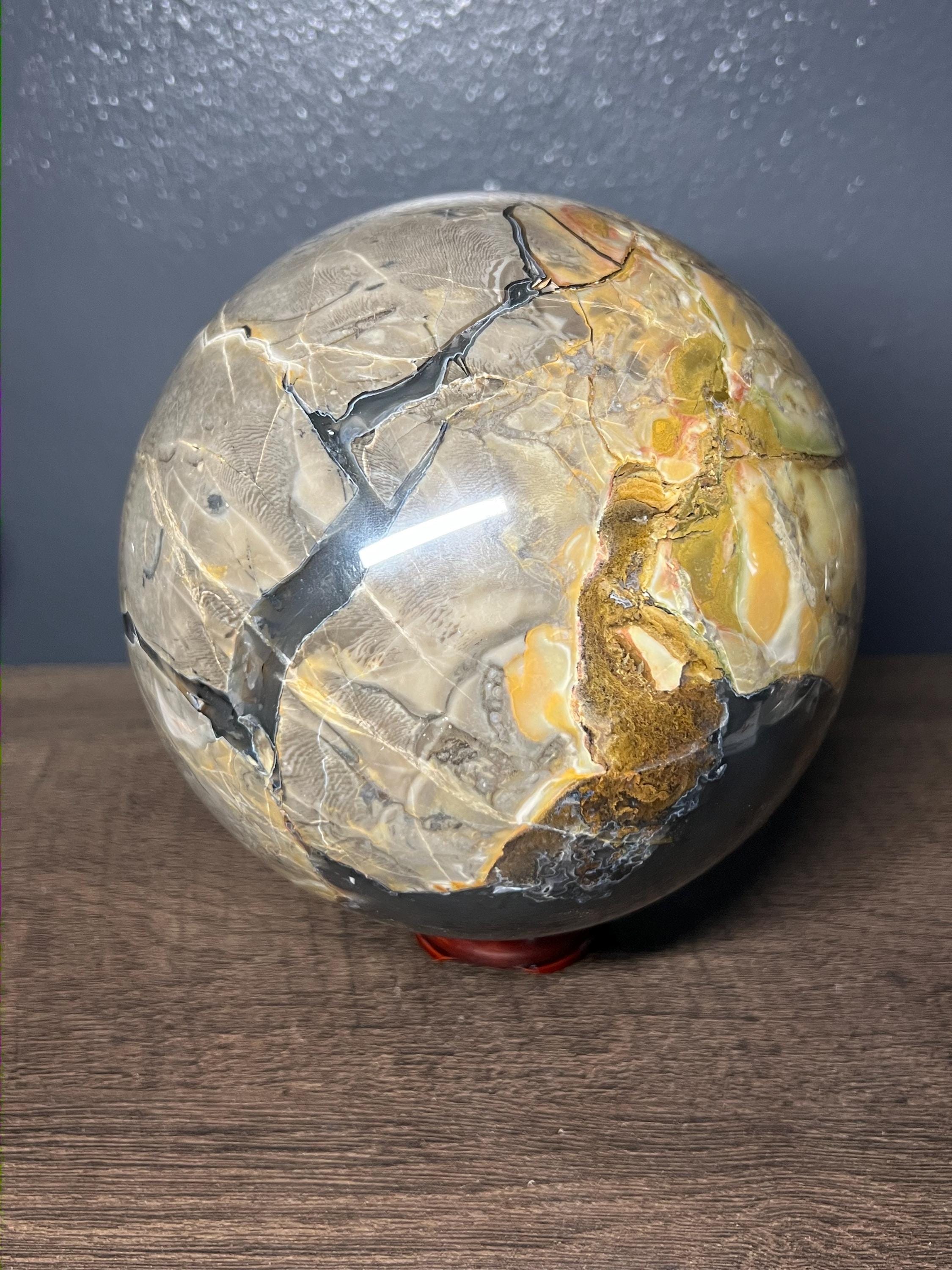 XL ボルケーノアゲート スフィア - Etsy 日本