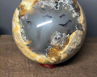 XL ボルケーノアゲート スフィア - Etsy 日本