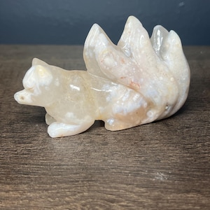 Flower Agate nine tailed fox