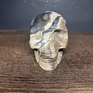 Volcano Agate Skull