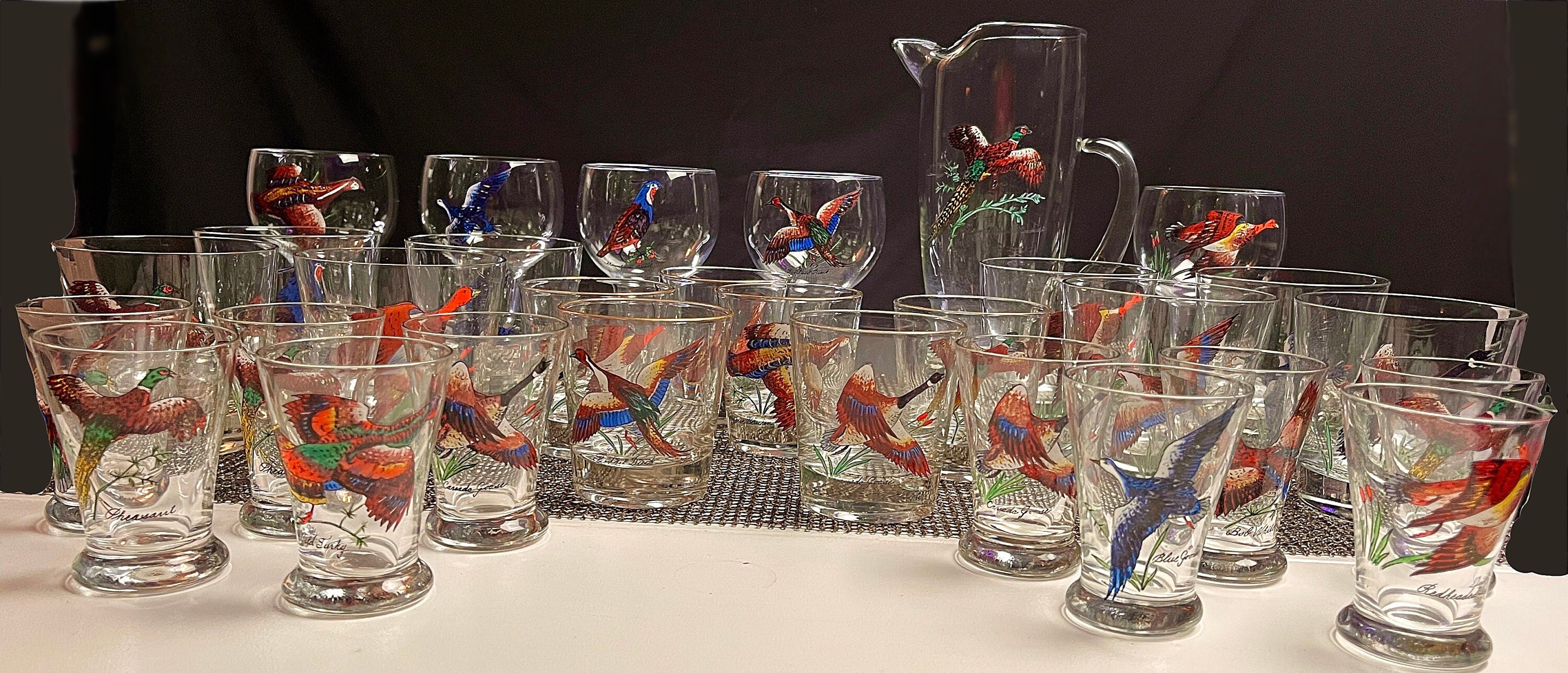 School of Fish Glass Painting - Glass With A Past