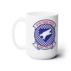 VMFA(AW)-533 Ceramic Mug 15oz, Military, Marines, Usmc, Jets, Airplanes, Mag 31, Hawks