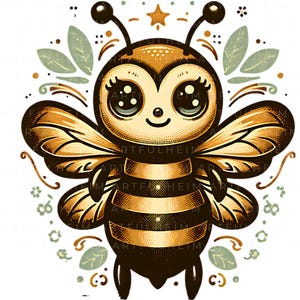 10 Cute Honey Bee Cliparts