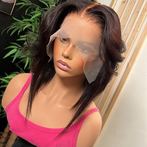 16’ Straight Bob 13x6 180% Density HD Lace Frontal Wig