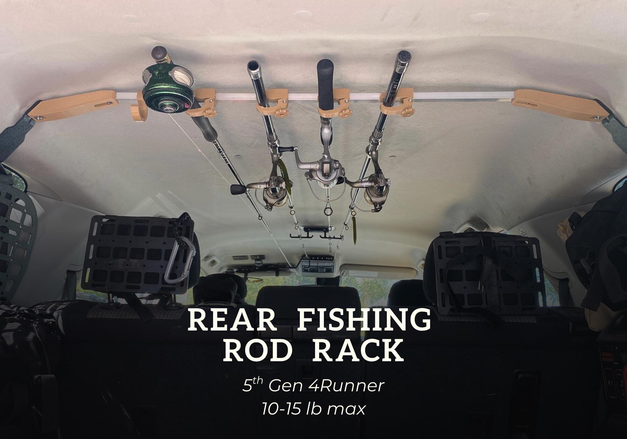 fishing rod holders for toyota 4runner Midnight Forest Rain Basin 4 Gal & Mount It does not fit trucks with bed slides 2016 Toyota 4Runner | GearRak