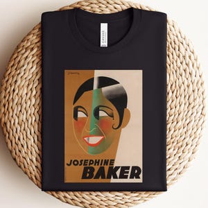 Vintage Josephine Baker Black History Shirt|Black History Month TShirt|Black Art Shirt|Black History Gift|Black Figures|Black Culture Shirt