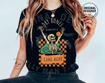 Dry Bones Christian Halloween T-Shirt | Bible Verse Tee