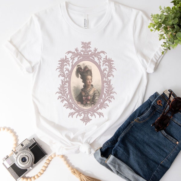 Coquette Shirt| Marie Antoinette|Coquette Clothing|Cottagecore shirt|Art Shirt|Vintage T Shirt|Coquette Aesthetic|Girly Shirt|Feminist shirt