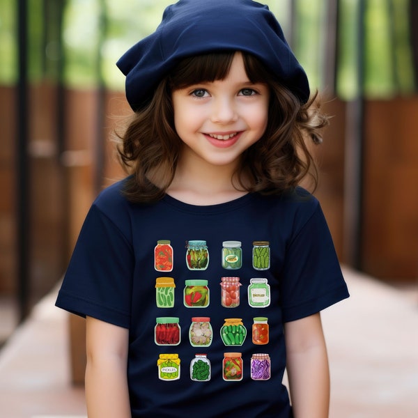 Kids Vintage Pickled Shirt| Vegetable Shirt| Kids Shirt| Pickle Shirt| Vegan Shirt| Fun Kids Shirt| Vintage Shirt Kids| Youth Shirt