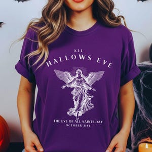 All Hallows Eve Shirt, Angel Shirt, Christian Halloween Shirt