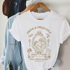 Pride and Prejudice 1995|Pride and Prejudice 20th Anniversary Shirt|Jane Austen Shirt|Movie Shirt|Jane Austen Gifts|Jane Austen Fan|Bookish