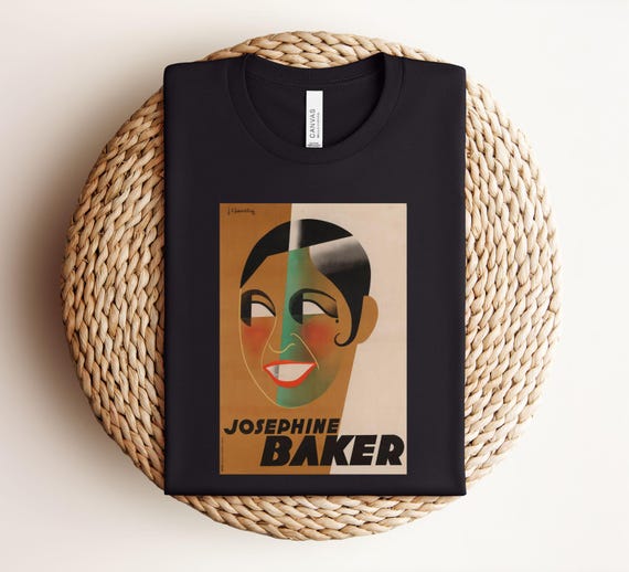 Vintage Josephine Baker Black History Shirt|Black History Month TShirt|Black Art Shirt|Black History Gift|Black Figures|Black Culture Shirt