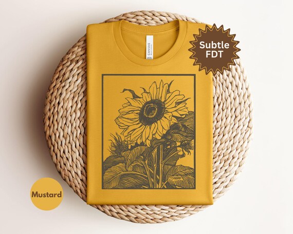 Subtle Political Shirt|FDT Sunflower Shirt|Protest Shirt|Subtle FDT Shirt|Fall Resist Shirt